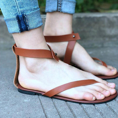 Finom női szandál vékony pánttal, két színben