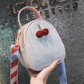 Sport-alkalmi női mini táska 3D dekorációval és széles fogantyúval