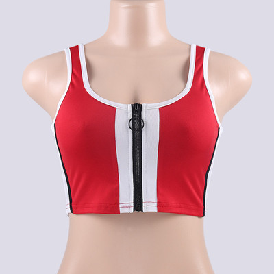 Sport-alkalmi női felső - rövid cipzáras modell