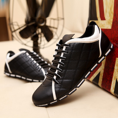 Stílusos férfi tornacipő három színben, színes öltésekkel