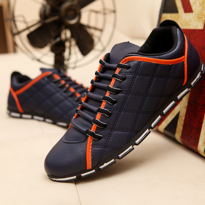 Stílusos férfi tornacipő három színben, színes öltésekkel