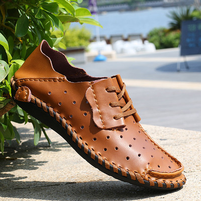 Férfi mokaszin több színben külső varrással