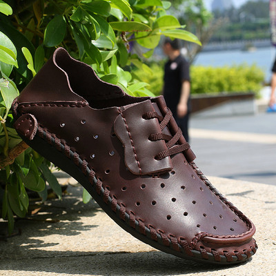 Férfi mokaszin több színben külső varrással