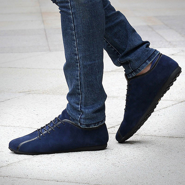 Férfi nyári cipő több színben velúrból