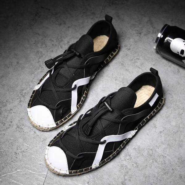 Ανδρικά υποδήματα με δεσμούς και οικολογικά δερμάτινα στοιχεία σε διάφορα χρώματα