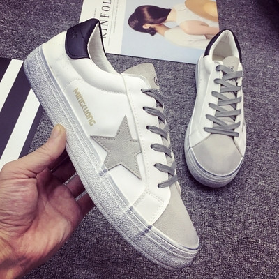 Modern férfi tornacipő eco bőrrel