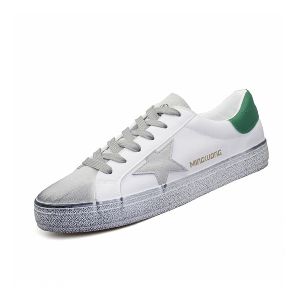 Modern férfi tornacipő eco bőrrel