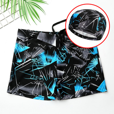 Férfi fürdőruha három színben úszósapkával