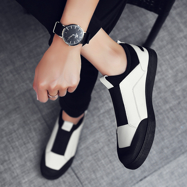 Modern, hétköznapi férfi tornacipő három színben