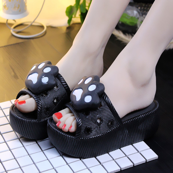 Női modern papucs többféle színben 3D díszítéssel