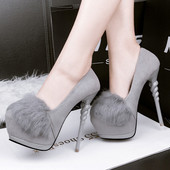 Női cipő magassarkúval és eco pehely elemmel