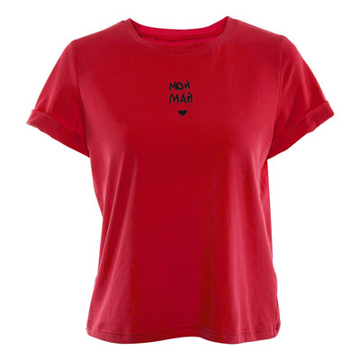 Női alkalmi póló három színben felirattal