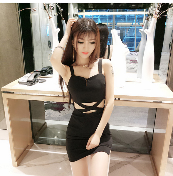 Stílusos rövid női ruha két színben