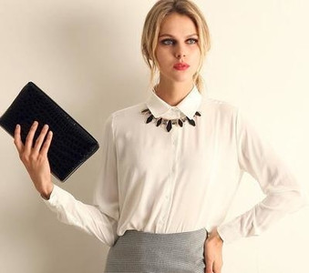 Γυναικέιο κομψό πουκάμισο με μακριά μανίκια σε διάφορα χρώματα