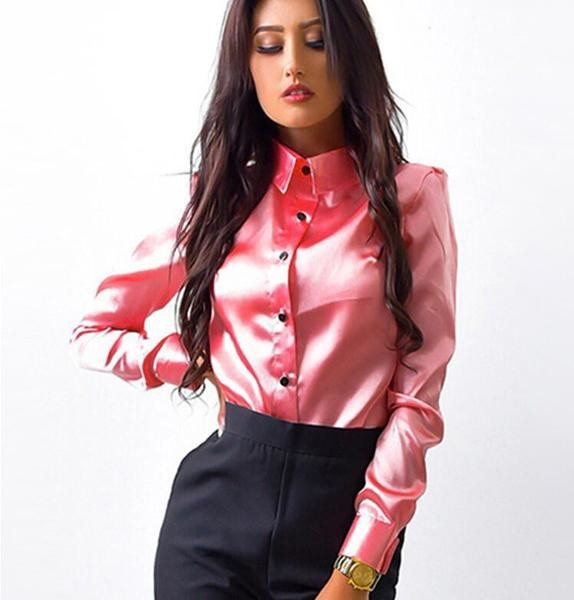 Elegáns női ing hosszú ujjal, három színben