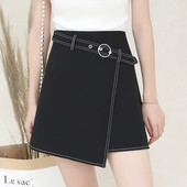 Stílusos női szoknya magas derékkal, fehér és fekete színben