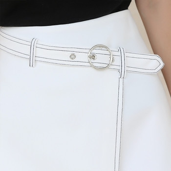 Stílusos női szoknya magas derékkal, fehér és fekete színben