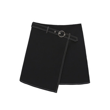 Stílusos női szoknya magas derékkal, fehér és fekete színben