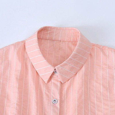 Elegáns női ujjatlan ing fehér és csíkos színben