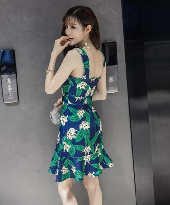 Virágos motívumú női ruha