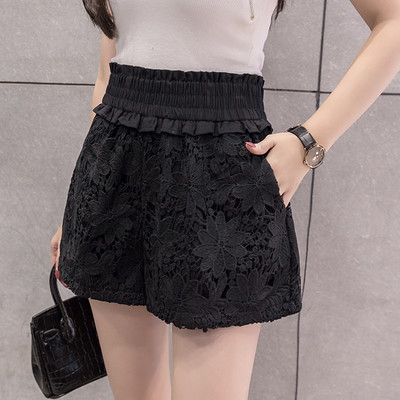 Női rövid csipke rövidnadrág és elasztikus két színben