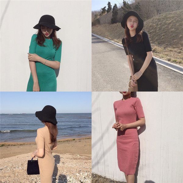 Καθημερινό γναικείο φόρεμα σε διάφορα χρώματα