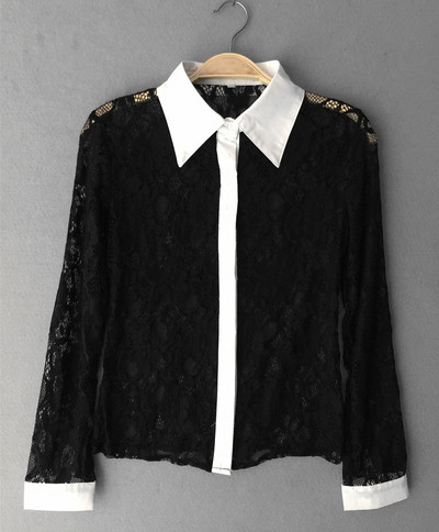 Cămașă de damă din dantelă în două culori