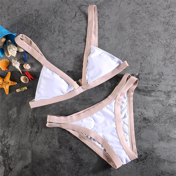 Egyszerű stílusos fürdőruha két színben