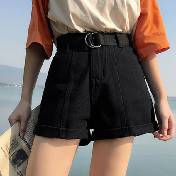 Kényelmes nyári rövidnadrág nőknek magas derékkal, 4 színben