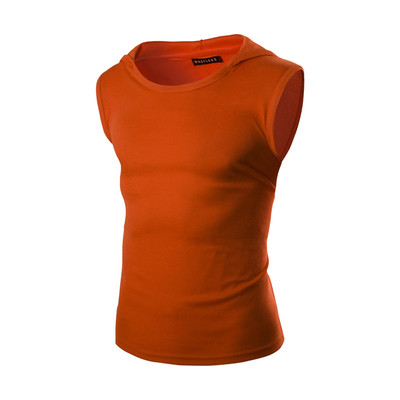 Ανδρικό αμάνικο σε διάφορα χρώματα με κουκούλα