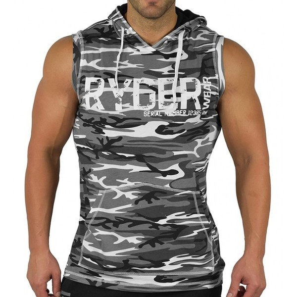 Férfi felső több színben felirattal, elülső zsebbel és kapucnival