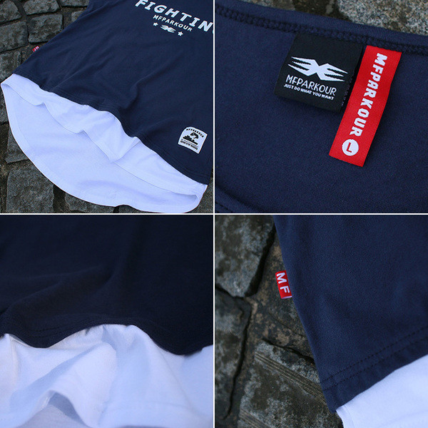 Több színben, feliratos férfi hosszú alkalmi felső