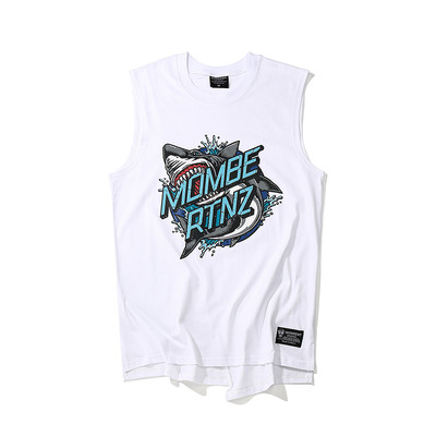 Férfi felső három színben nyomattal és felirattal