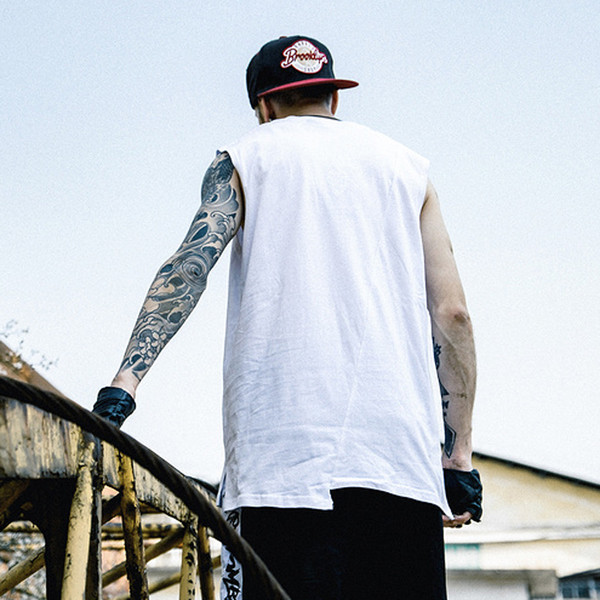 Férfi felső három színben nyomattal és felirattal