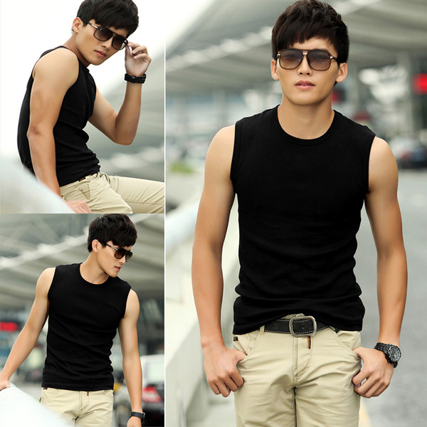 Sima férfi felső több színben - két modell