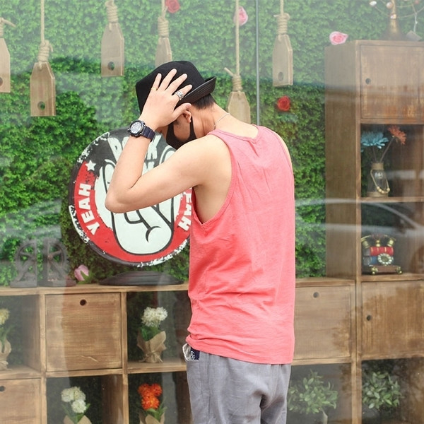 Férfi felső széles modell felirattal és nyomattal, három színben