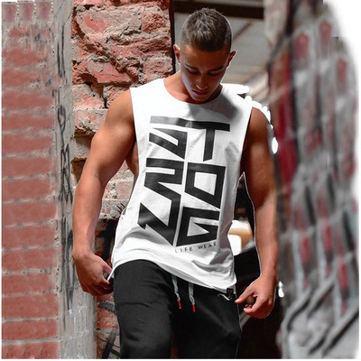 Férfi felső O-nyakkal, négy színben felirattal