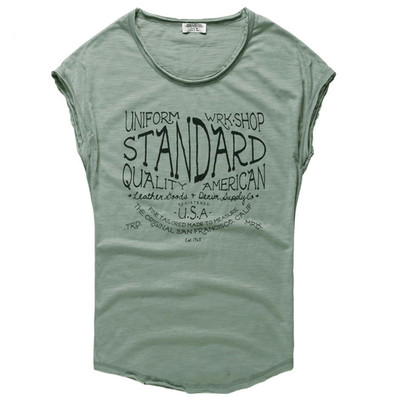 Nyári napi férfi felső több színben felirattal