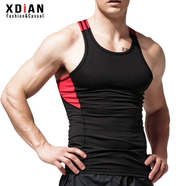 Légáteresztő anyagból készült férfi sporttanktop három színben