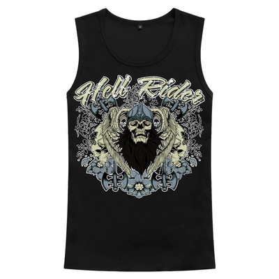 Μοντέρνο ανδρικό αμάνικο με διαφορετικές 3D εκτυπώσεις