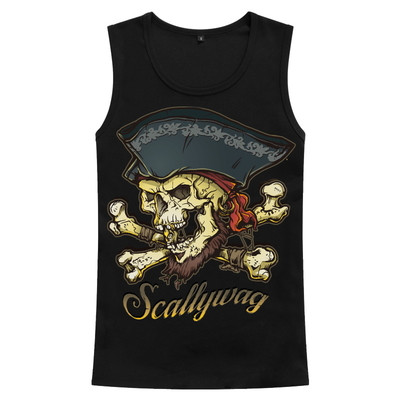 Μοντέρνο ανδρικό αμάνικο με διαφορετικές 3D εκτυπώσεις