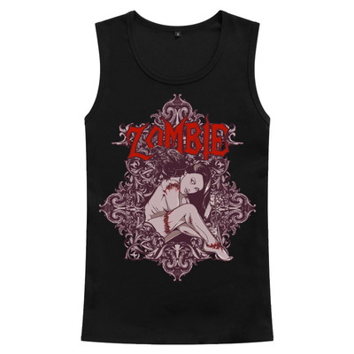 Μοντέρνο ανδρικό αμάνικο με διαφορετικές 3D εκτυπώσεις