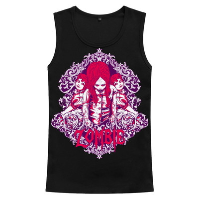 Μοντέρνο ανδρικό αμάνικο με διαφορετικές 3D εκτυπώσεις