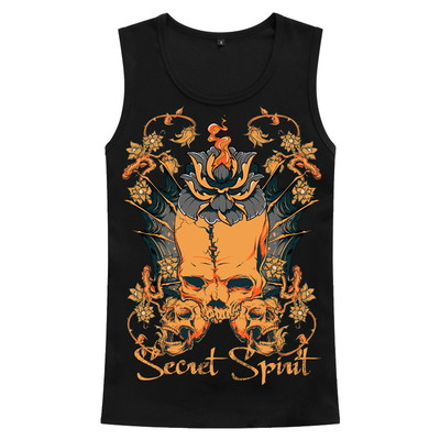 Μοντέρνο ανδρικό αμάνικο με διαφορετικές 3D εκτυπώσεις