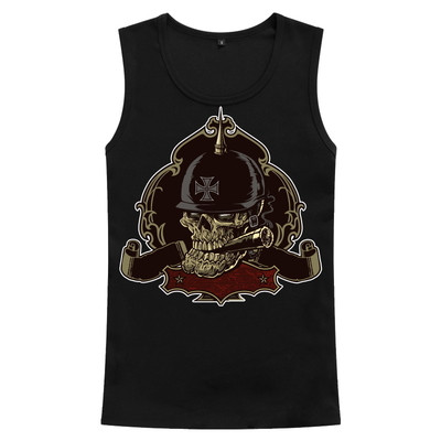 Μοντέρνο ανδρικό αμάνικο με διαφορετικές 3D εκτυπώσεις