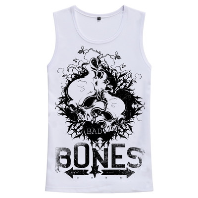 Μοντέρνο ανδρικό αμάνικο με διαφορετικές 3D εκτυπώσεις