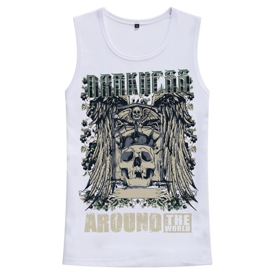 Μοντέρνο ανδρικό αμάνικο με διαφορετικές 3D εκτυπώσεις