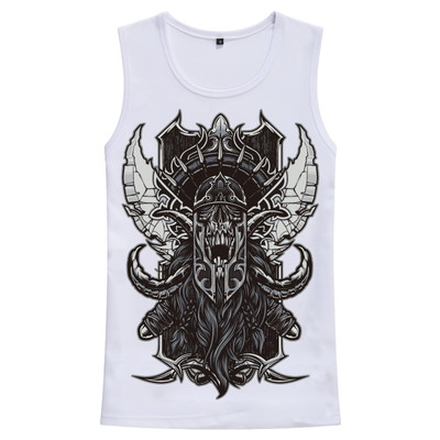 Μοντέρνο ανδρικό αμάνικο με διαφορετικές 3D εκτυπώσεις