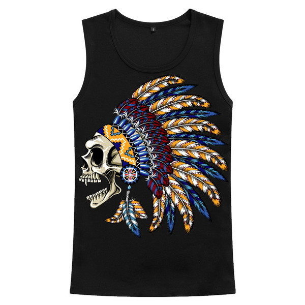 Μοντέρνο ανδρικό αμάνικο με διαφορετικές 3D εκτυπώσεις