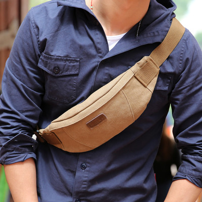 Малка мъжка чанта за кръста или рамото в три цвята